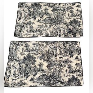 Vintage French Black and Cream Toile King Duvet Covers (2)
39x23. 100% Cotton